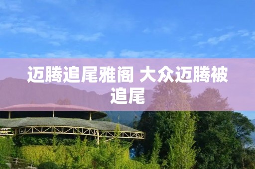迈腾追尾雅阁 大众迈腾被追尾
