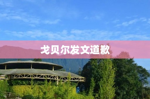 戈贝尔发文道歉：反思与成长的开始