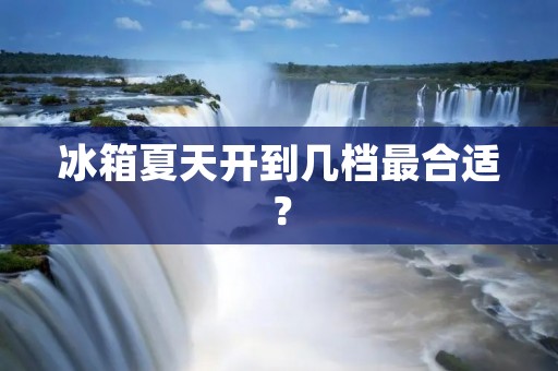 冰箱夏天开到几档最合适? 冰箱夏天开到几档最合适?