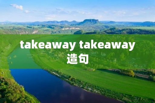 takeaway takeaway造句