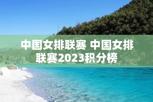 中国女排联赛 中国女排联赛2023积分榜