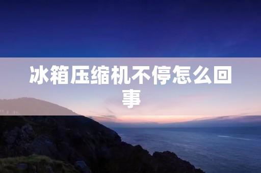 冰箱压缩机不停怎么回事 冰箱压缩机不停怎么回事