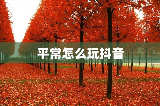 平常怎么玩抖音:发现乐趣,分享快乐
