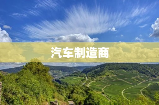 汽车制造商:竞争激烈的行业 汽车制造商:竞争激烈的行业