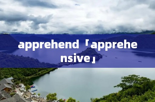 apprehend「apprehensive」