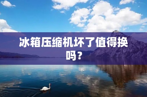 冰箱压缩机坏了值得换吗？