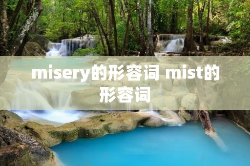 misery的形容词 mist的形容词