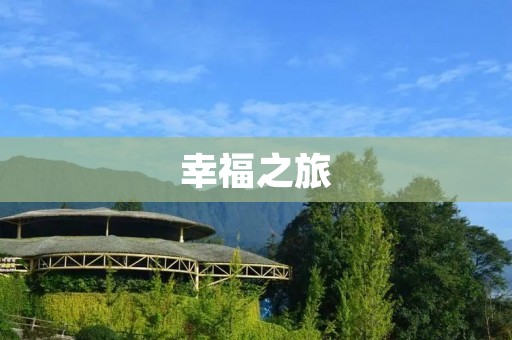 幸福之旅:日志记录 幸福之旅:日志记录