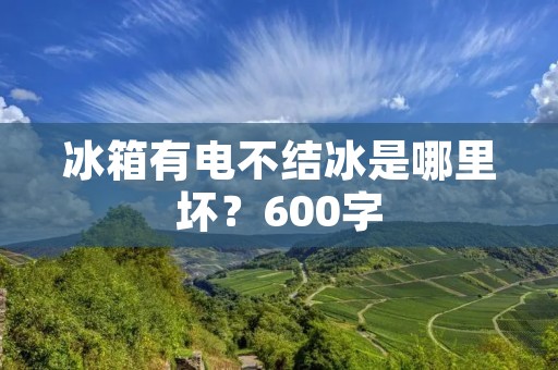 冰箱有电不结冰是哪里坏?600字 冰箱有电不结冰是哪里坏?600字