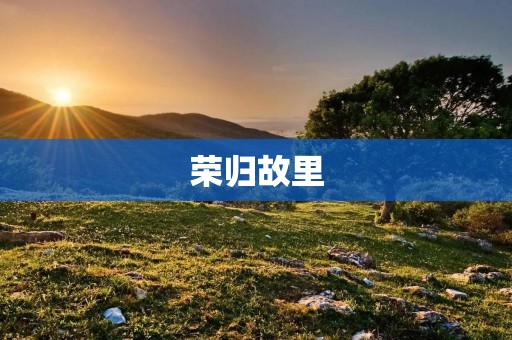 荣归故里:寻找心灵的归宿