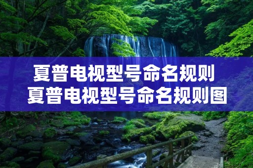 夏普电视型号命名规则 夏普电视型号命名规则图解