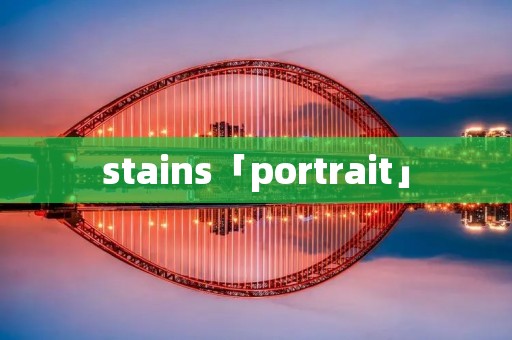 stains「portrait」