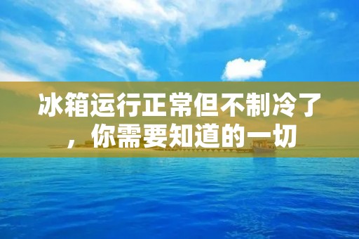 冰箱运行正常但不制冷了,你需要知道的一切 冰箱运行正常但不制冷了,你需要知道的一切
