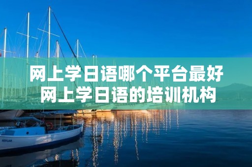 网上学日语哪个平台最好 网上学日语的培训机构