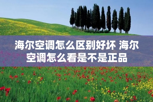 海尔空调怎么区别好坏 海尔空调怎么看是不是正品 海尔空调怎么区别好坏 海尔空调怎么看是不是正品
