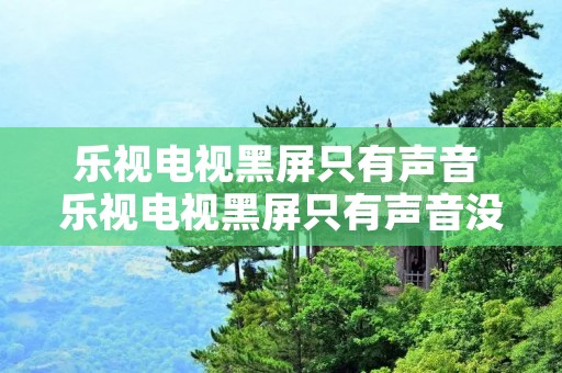 乐视电视黑屏只有声音 乐视电视黑屏只有声音没有图像