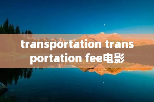 transportation transportation fee电影