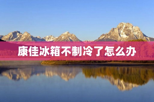 康佳冰箱不制冷了怎么办 康佳冰箱不制冷了怎么办
