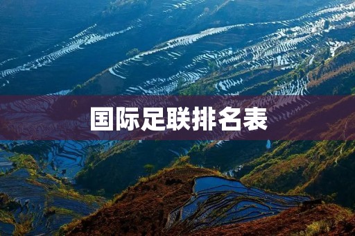 国际足联排名表：世界足球实力的权威指南