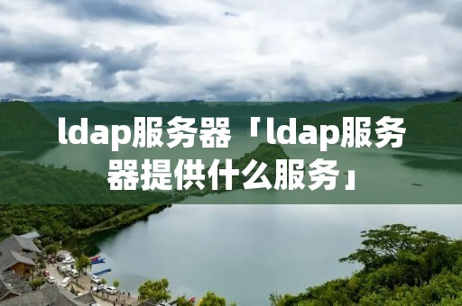 ldap服务器「ldap服务器提供什么服务」