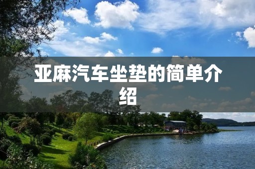 亚麻汽车坐垫的简单介绍 亚麻汽车坐垫的简单介绍