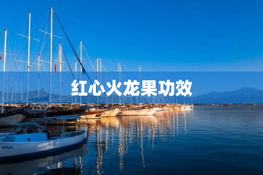 红心火龙果功效:解毒养颜,补血润肠,抗氧化保健
