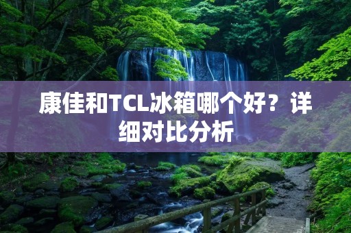 康佳和TCL冰箱哪个好？详细对比分析