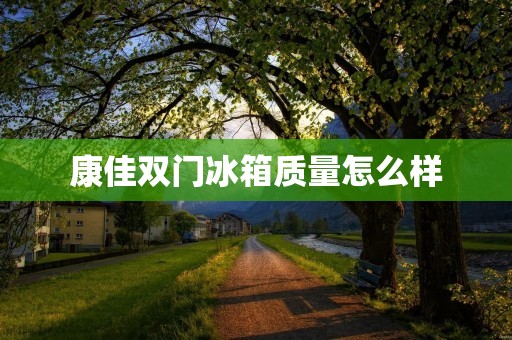 康佳双门冰箱质量怎么样