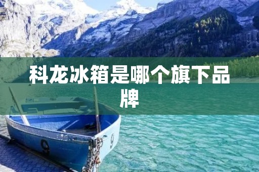 科龙冰箱是哪个旗下品牌