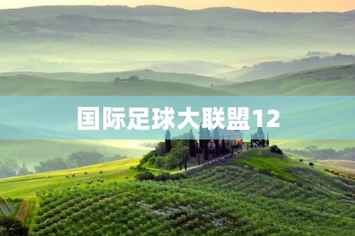 国际足球大联盟12：全球足球盛事的巅峰对决