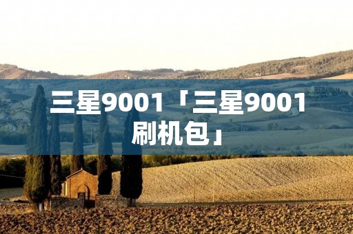 三星9001「三星9001刷机包」 三星9001「三星9001刷机包」