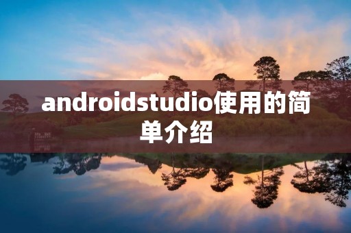androidstudio使用的简单介绍