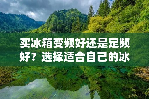 买冰箱变频好还是定频好？选择适合自己的冰箱关键在于了解变频和定频技术的特点和优势。本文将就这一问题进行详细探讨，帮助您做出明智的决策。