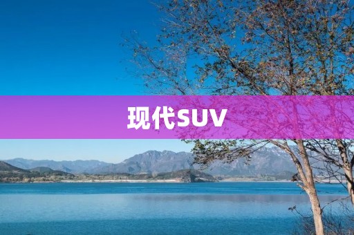 现代SUV：引领时尚与实用的完美结合