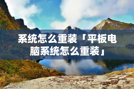 系统怎么重装「平板电脑系统怎么重装」