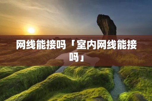 网线能接吗「室内网线能接吗」