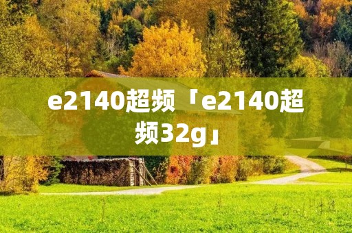 e2140超频「e2140超频32g」 e2140超频「e2140超频32g」