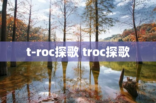 t-roc探歌 troc探歌