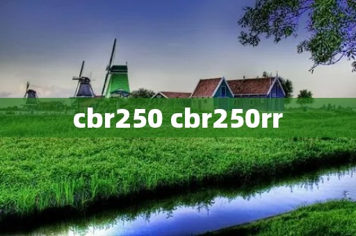 cbr250 cbr250rr