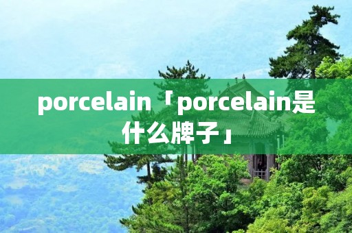porcelain「porcelain是什么牌子」