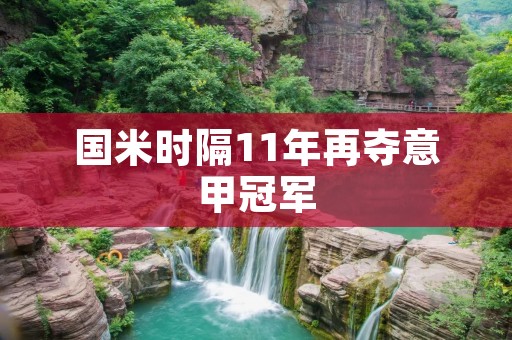 国米时隔11年再夺意甲冠军：红黑军团的辉煌重归