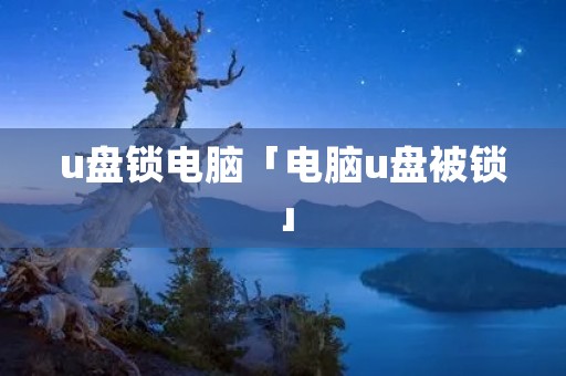 u盘锁电脑「电脑u盘被锁」