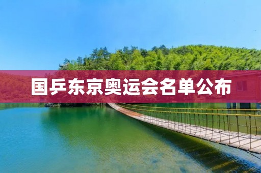 国乒东京奥运会名单公布:实力派选手集结,中国乒乓球队再度出征 国乒东京奥运会名单公布:实力派选手集结,中国乒乓球队再度出征