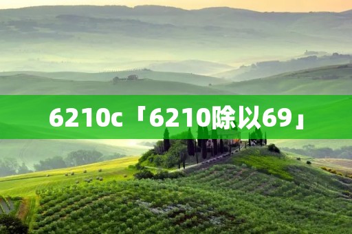 6210c「6210除以69」