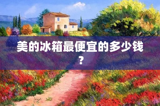 美的冰箱最便宜的多少钱？