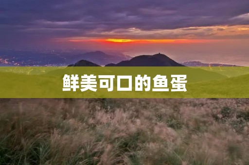 鲜美可口的鱼蛋：教你一招制作美味鱼蛋的做法