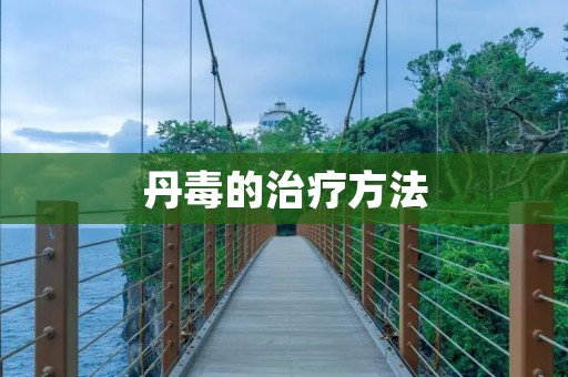 丹毒的治疗方法：从病因到药物，全方位掌握