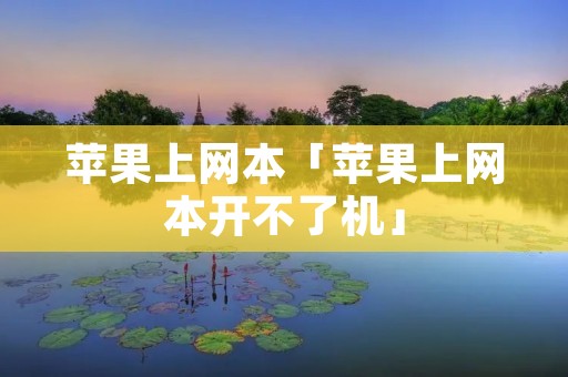 苹果上网本「苹果上网本开不了机」