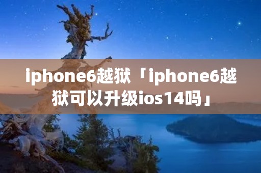 iphone6越狱「iphone6越狱可以升级ios14吗」