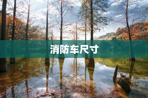 消防车尺寸:保障灭火行动的重要因素 消防车尺寸:保障灭火行动的重要因素